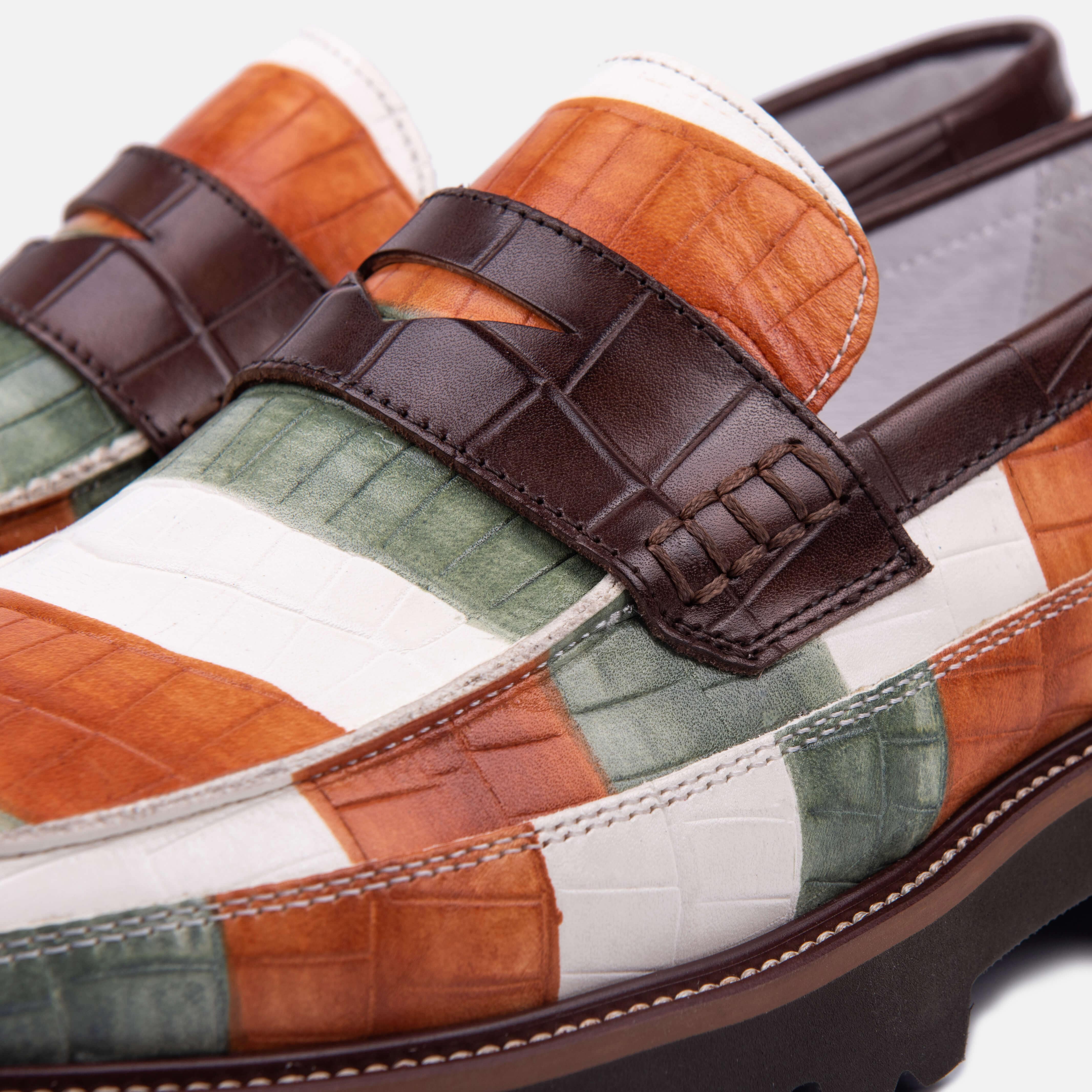 Adler Ivory Coast Leather Penny Loafers - Image 3