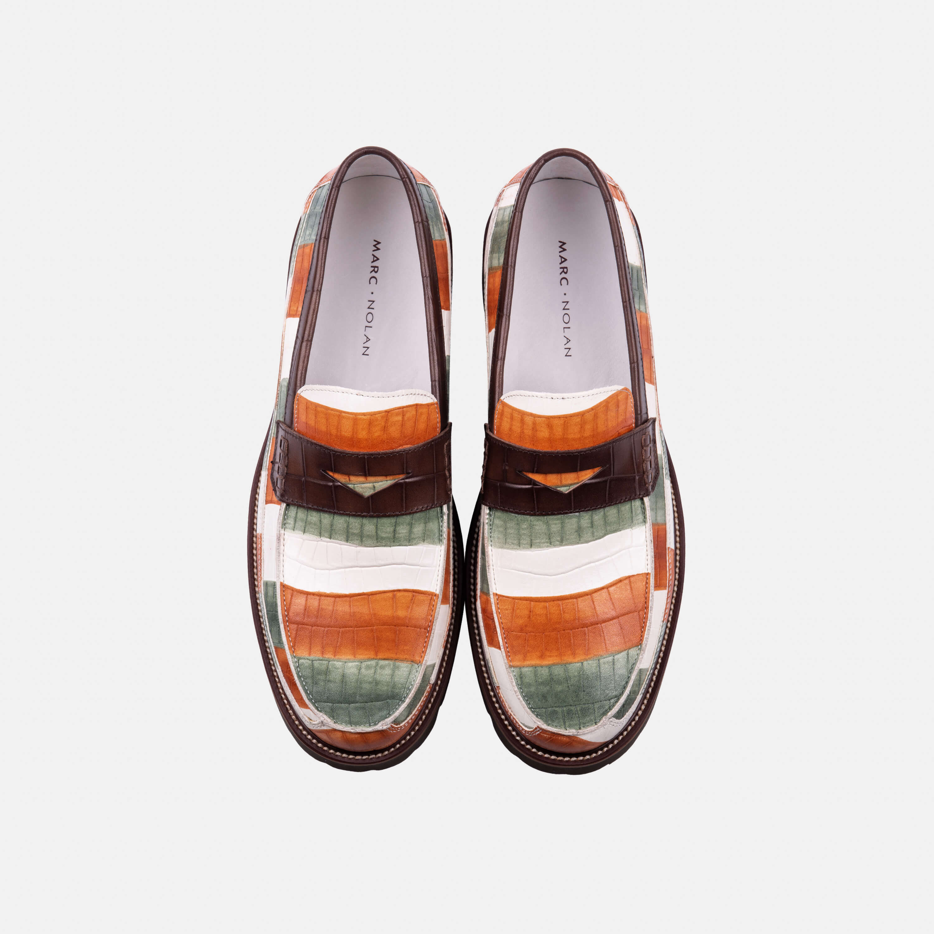 Adler Ivory Coast Leather Penny Loafers - Image 4