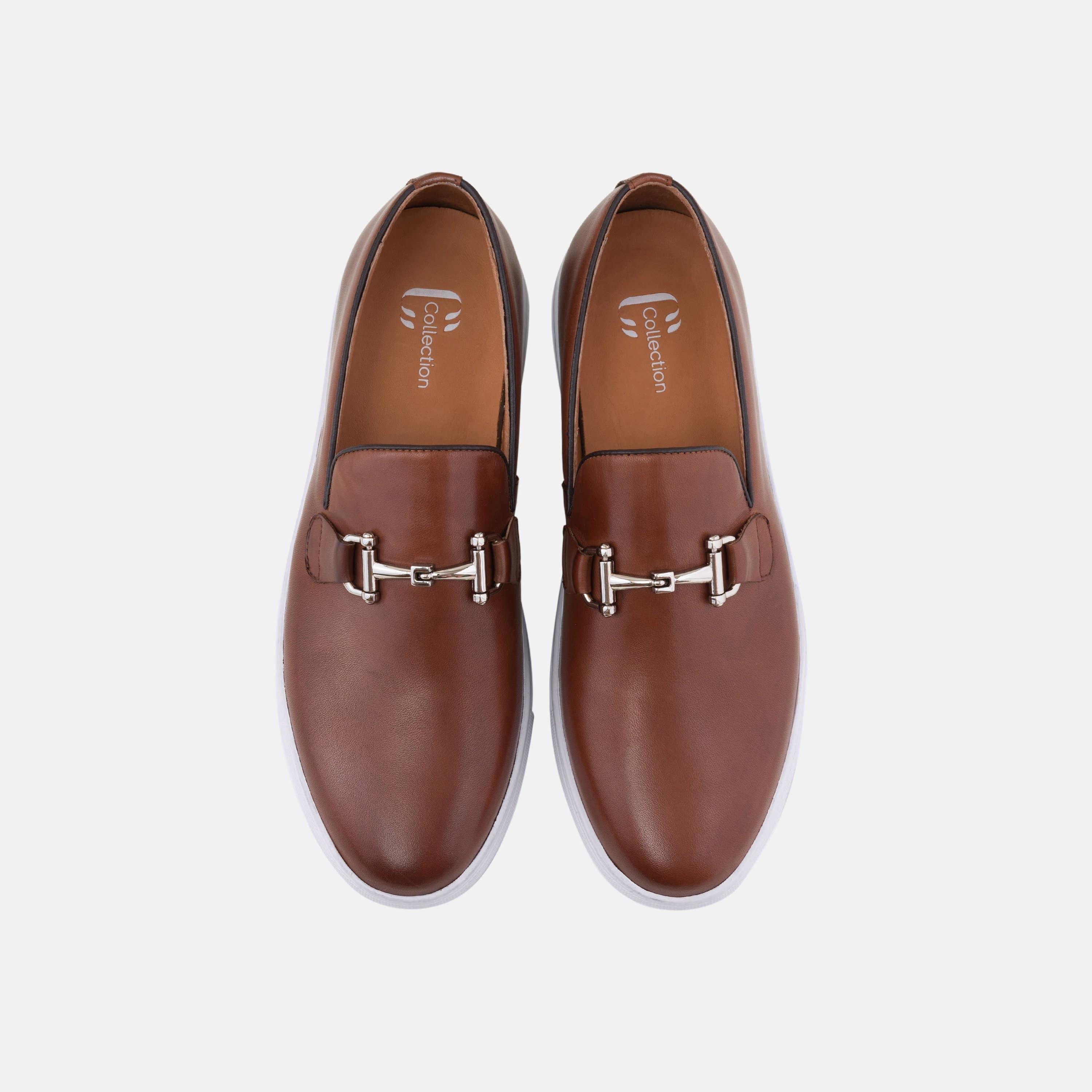 Boardwalk Mahogany Leather Horse-Bit Sneakers - Image 5