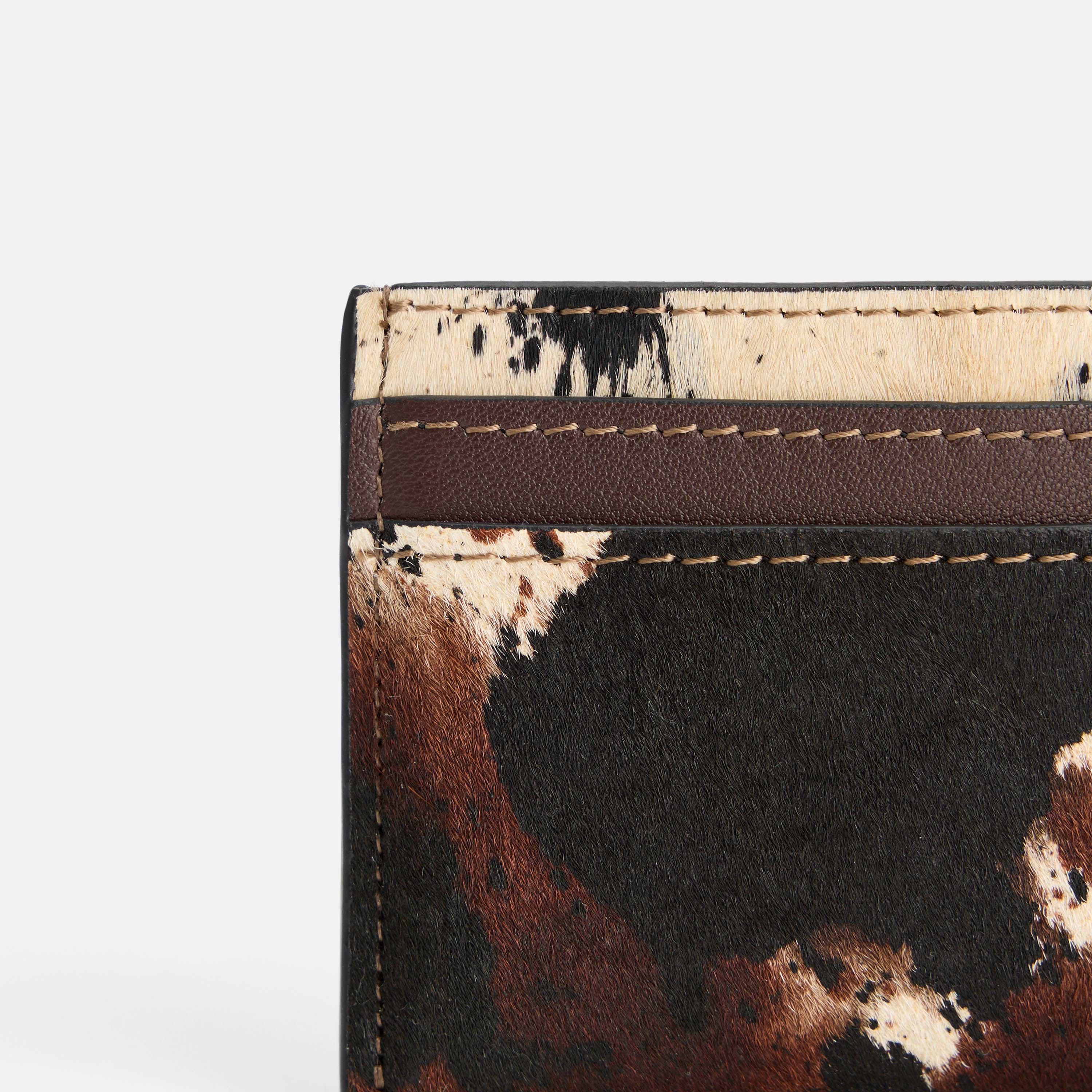 Marc Nolan Leather Card Holder - Dark Horse - Image 3