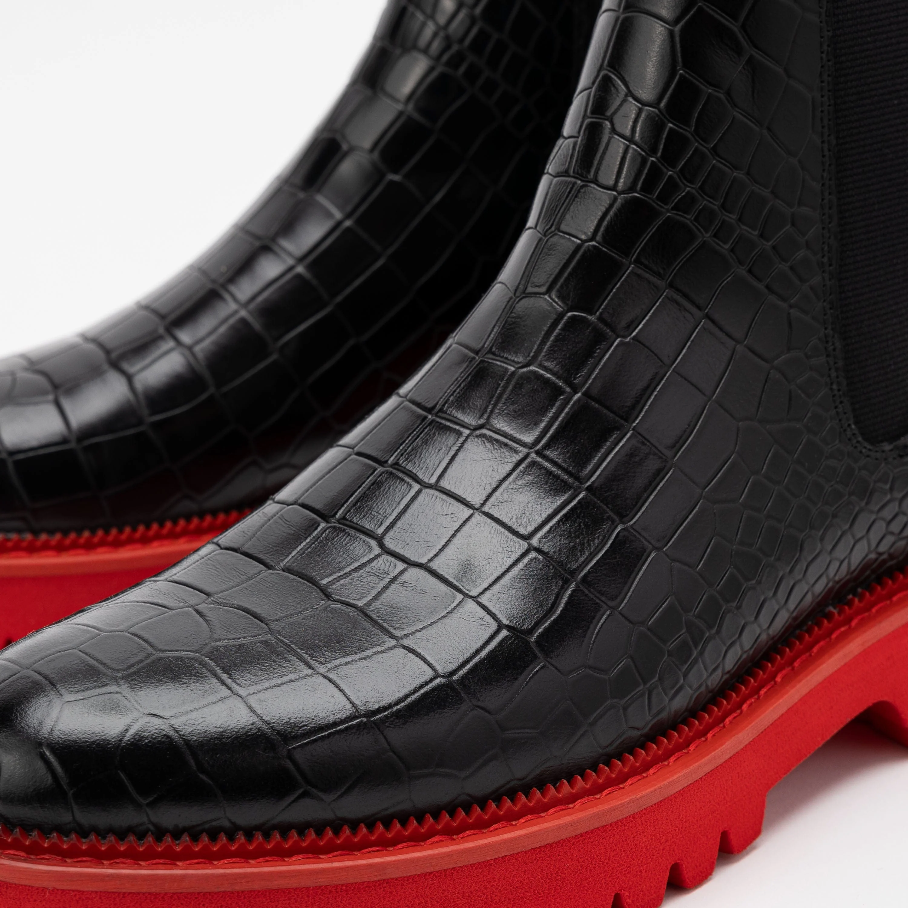 Dax Black Leather Chelsea Boots - Image 3