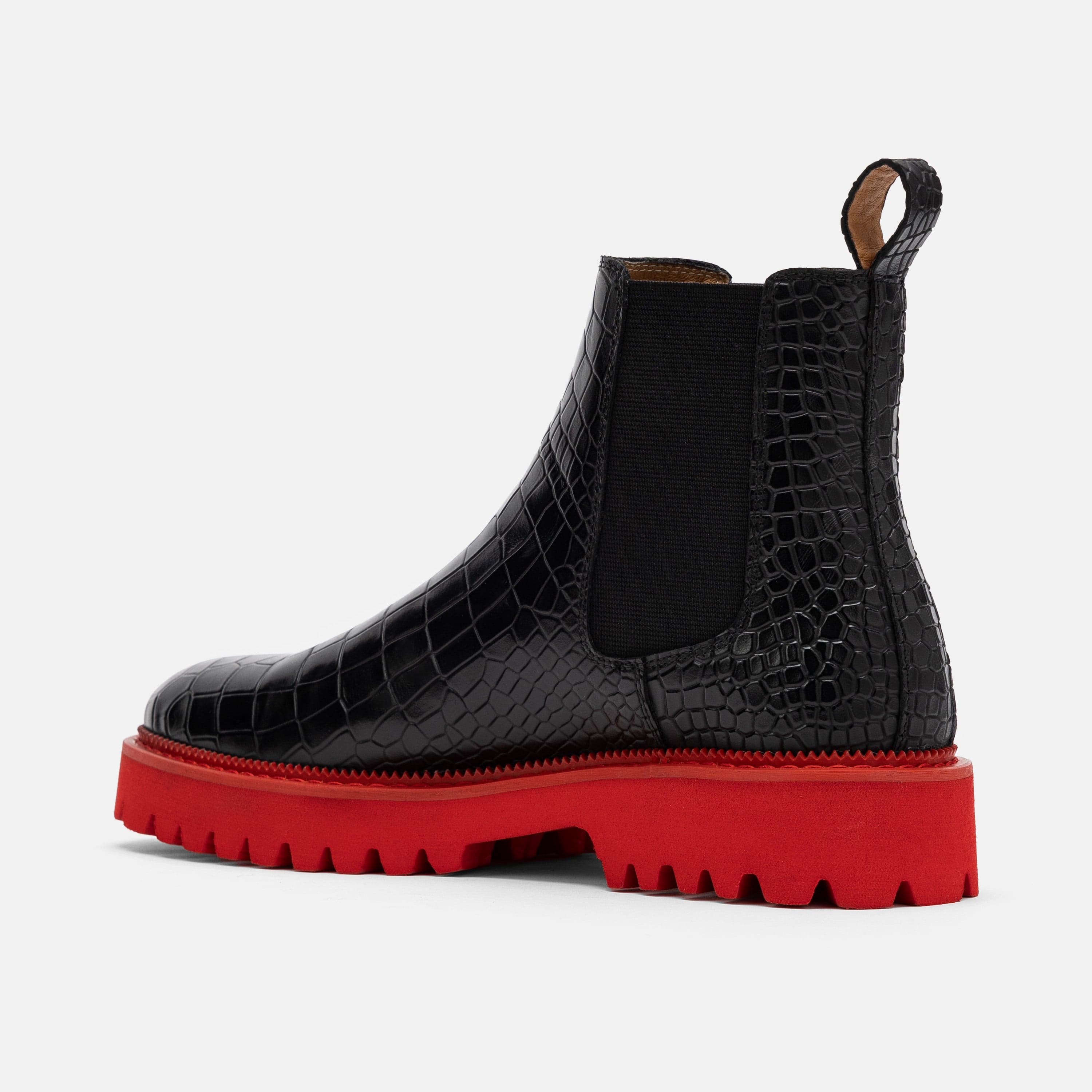 Dax Black Leather Chelsea Boots - Image 4