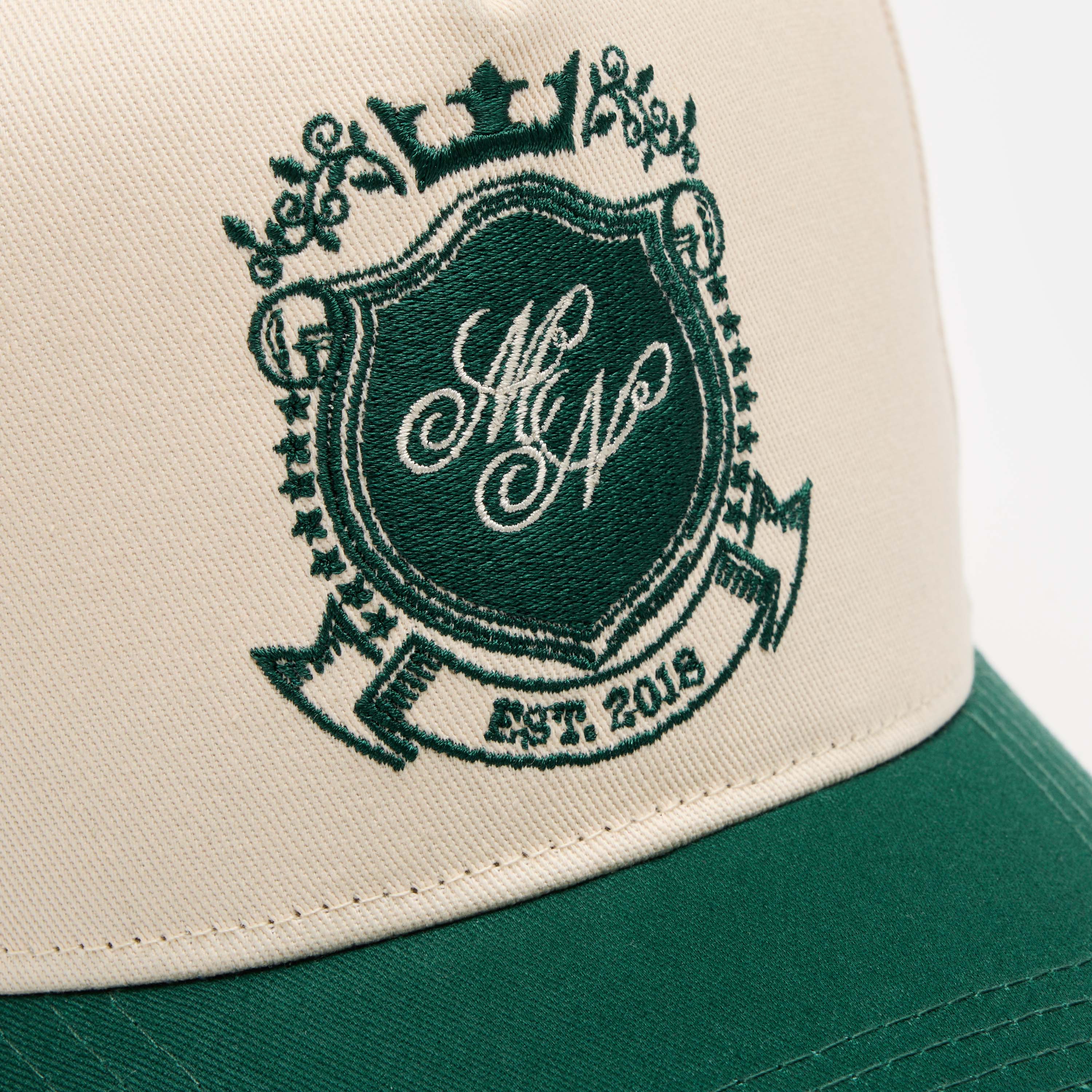 Marc Nolan Crest Logo Hat - Cream - Image 3