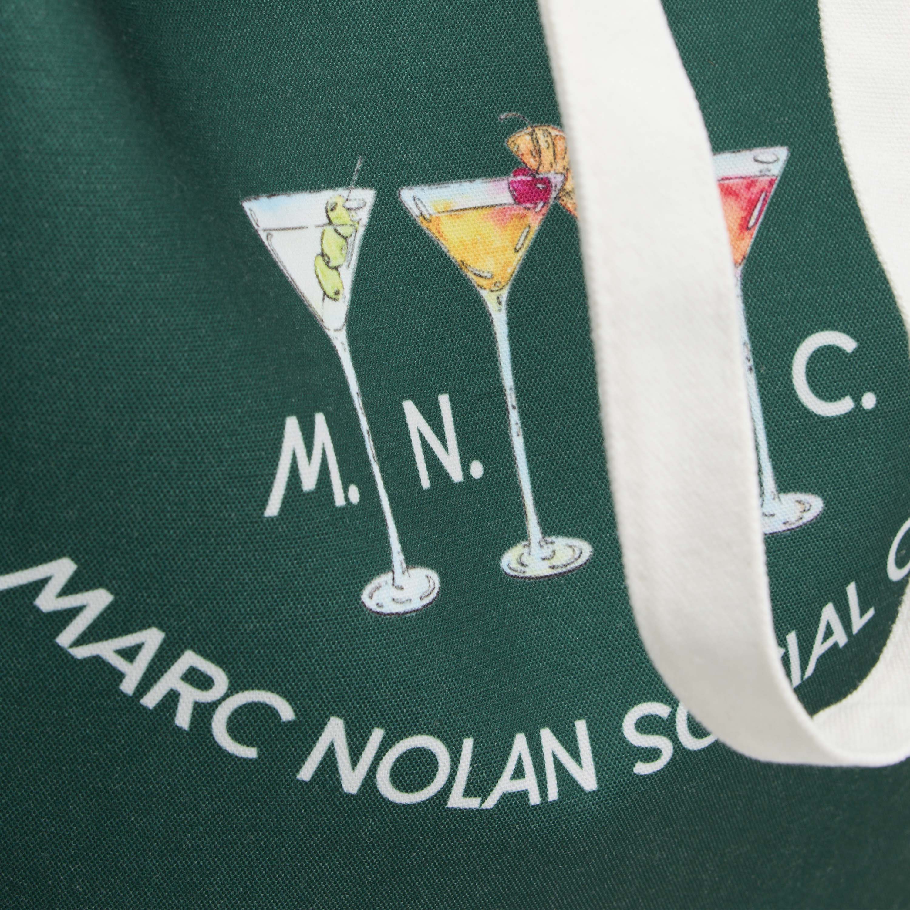 Marc Nolan Social Club Tote Bag - Green - Image 4